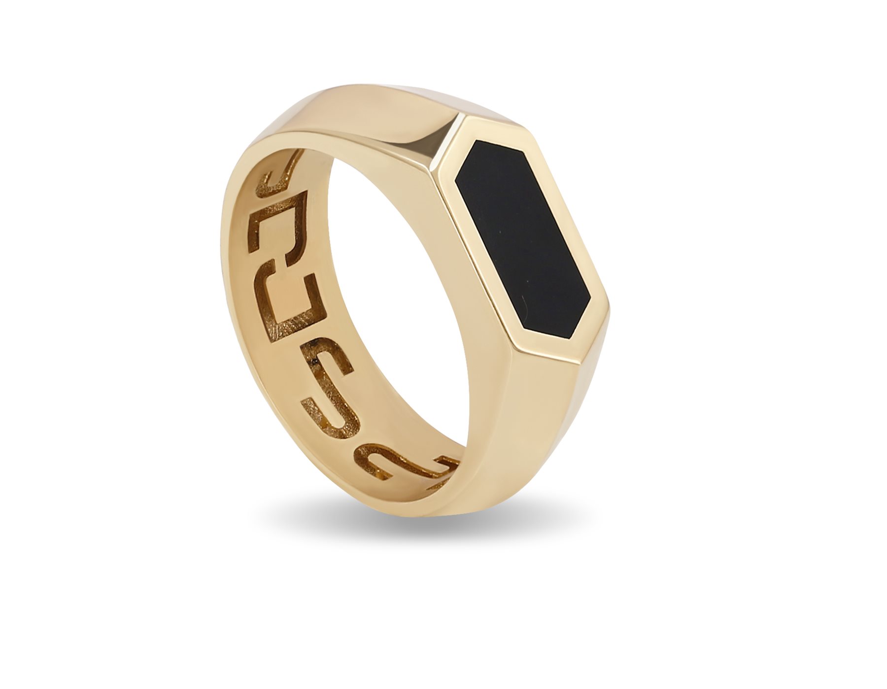 انگشتر طلا مردانه سالاس