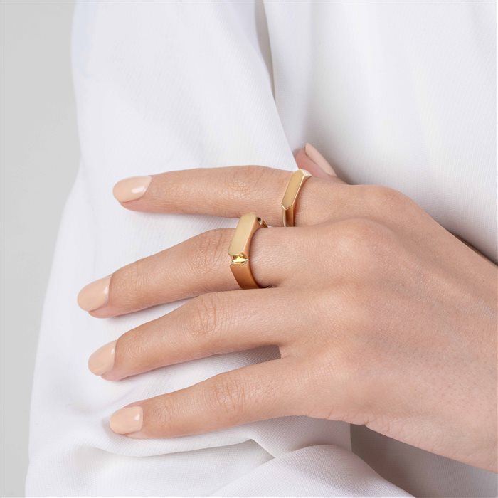 انگشتر طلا زنانه تراز