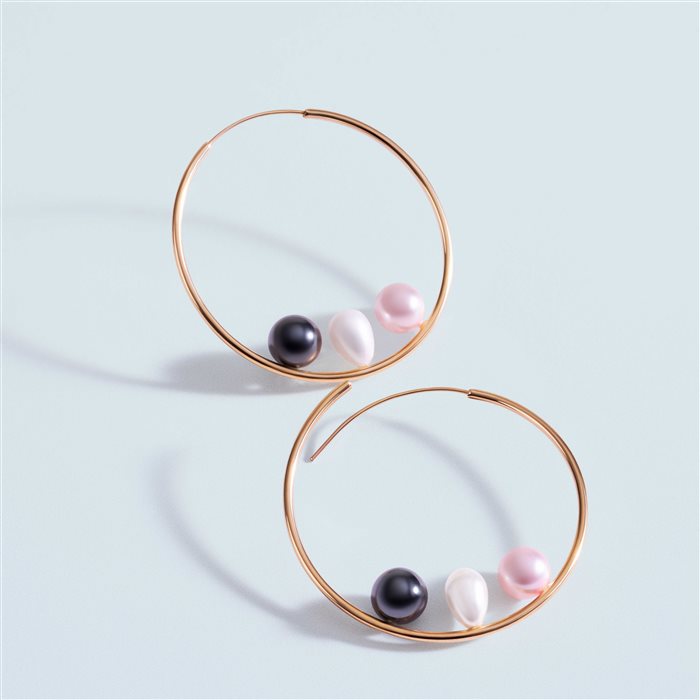 گوشواره طلا زنانه پرلینا