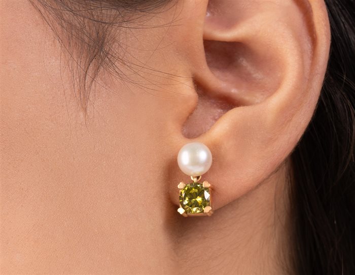 گوشواره طلا زنانه روشنان