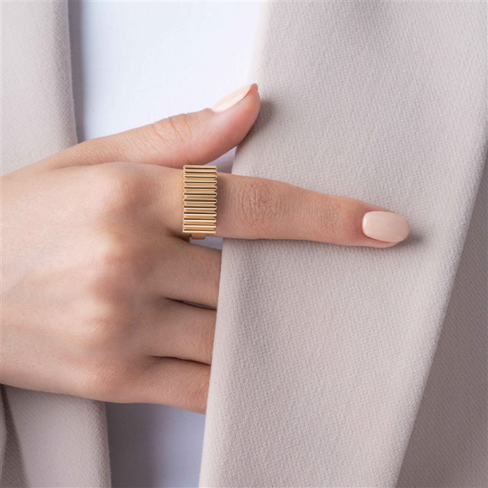 انگشتر طلا زنانه ریسمان