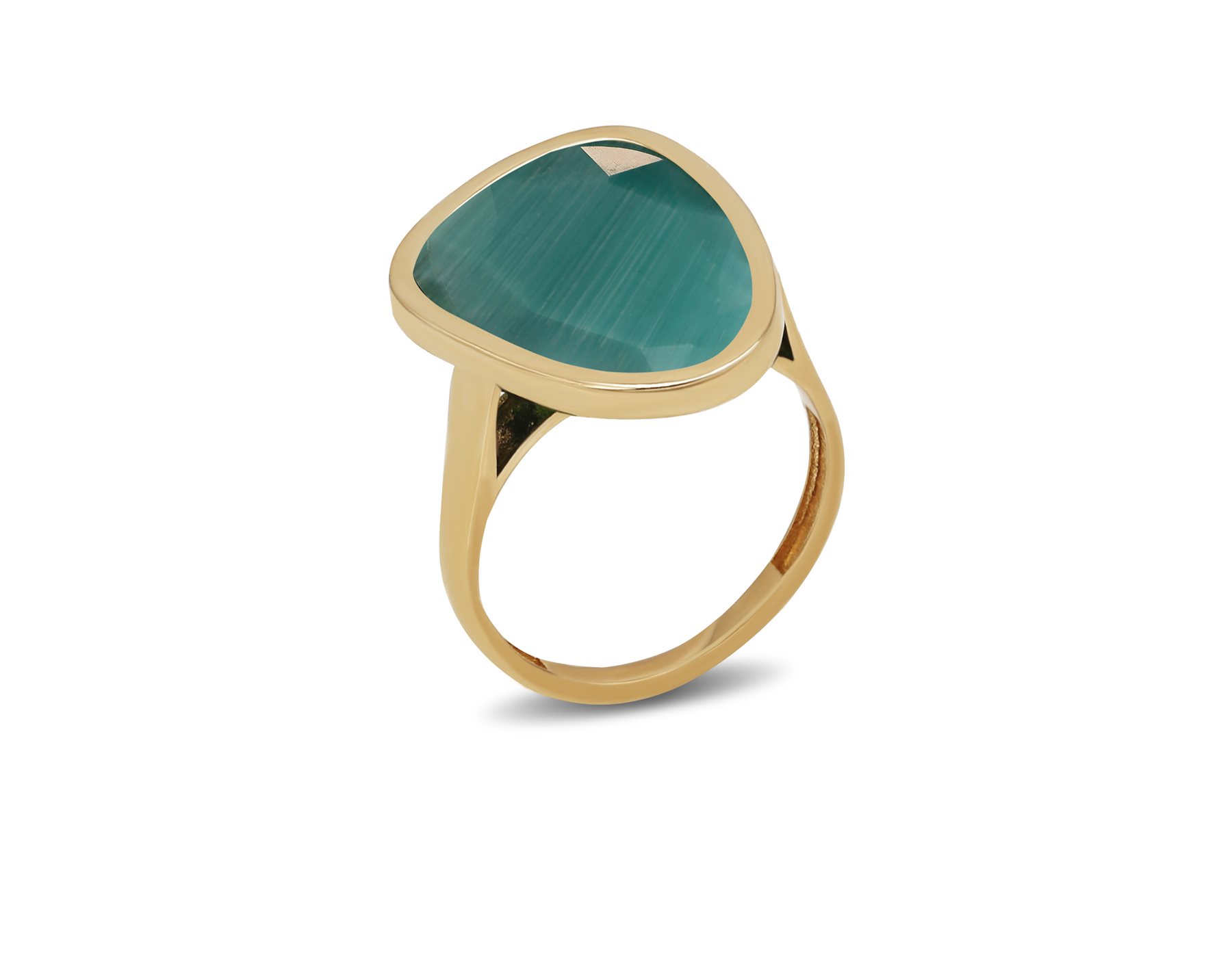 انگشتر طلا زنانه کندی نعنا انگشتر طلا زنانه کندی نعنا