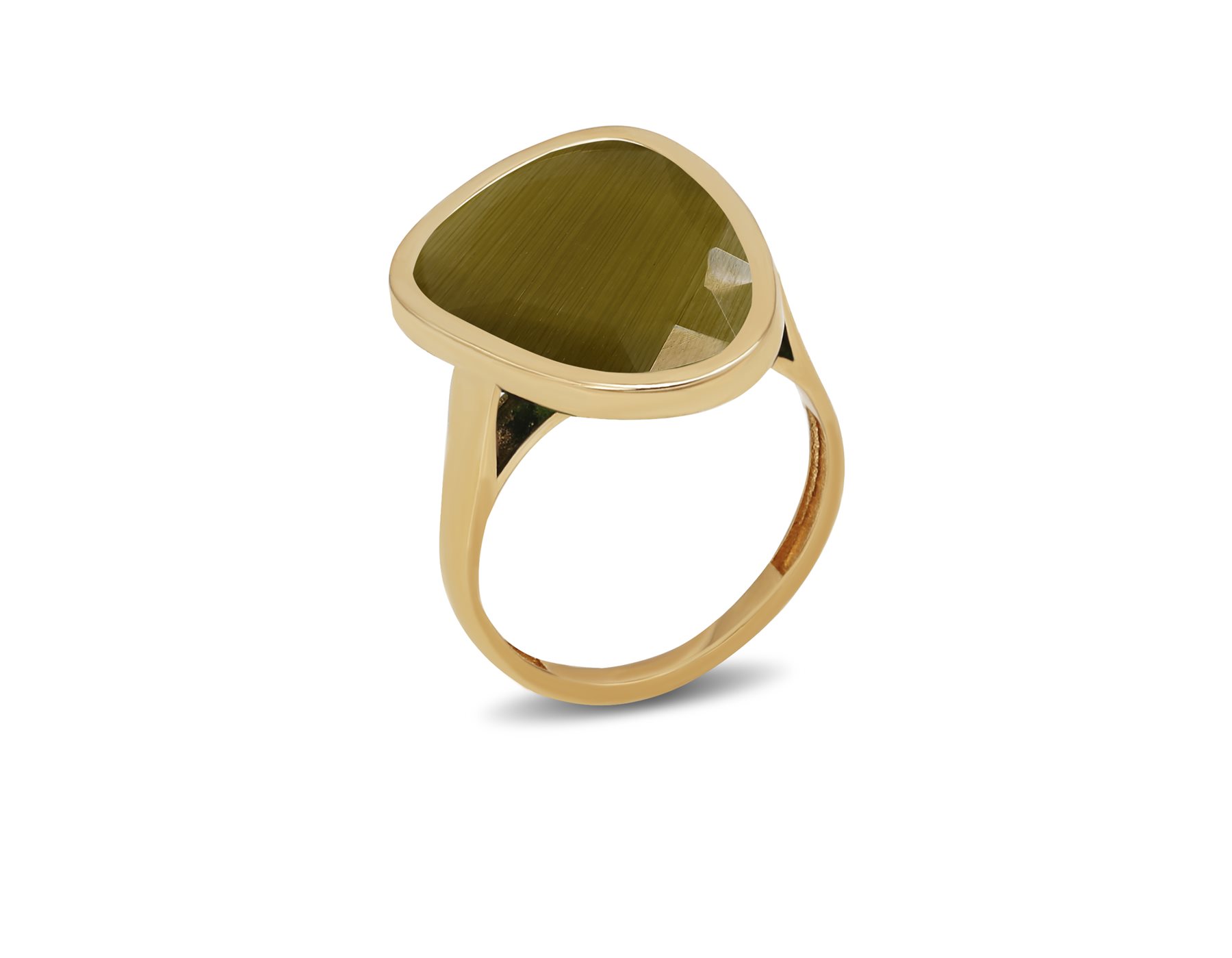 انگشتر طلا زنانه کندی کیوی انگشتر طلا زنانه کندی کیوی