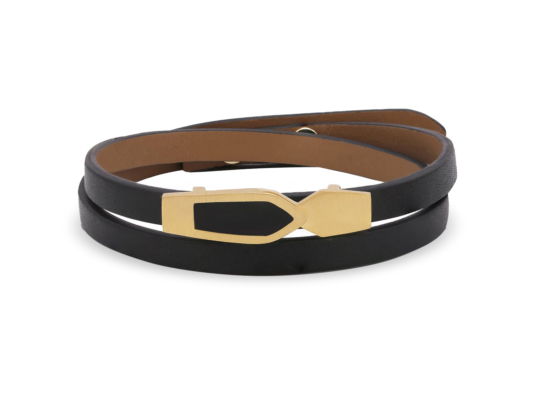 دستبند چرم و طلا مردانه کرواتی دستبند چرم و طلا مردانه کرواتی