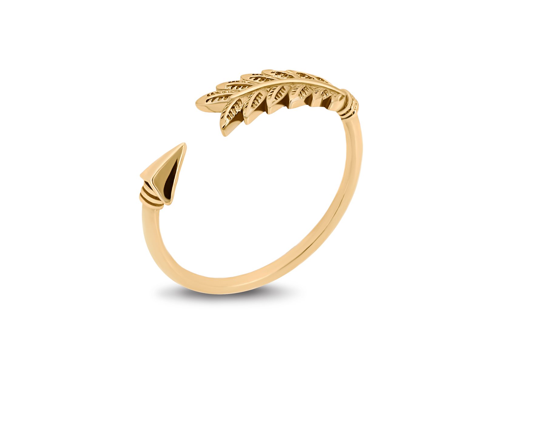 انگشتر طلا زنانه تیر کمان انگشتر طلا زنانه تیر کمان