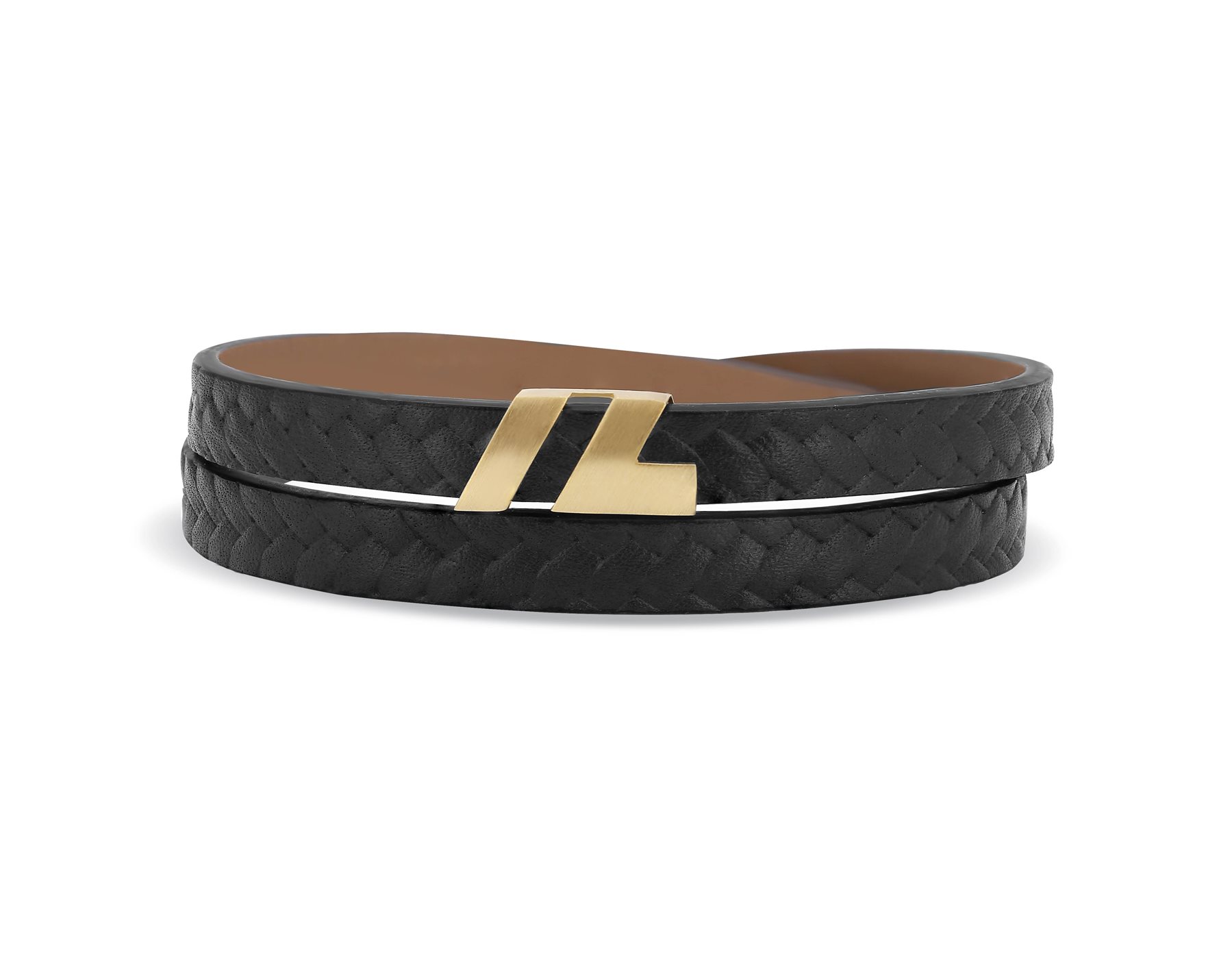 دستبند چرم و طلا مردانه ترن دستبند چرم و طلا مردانه ترن