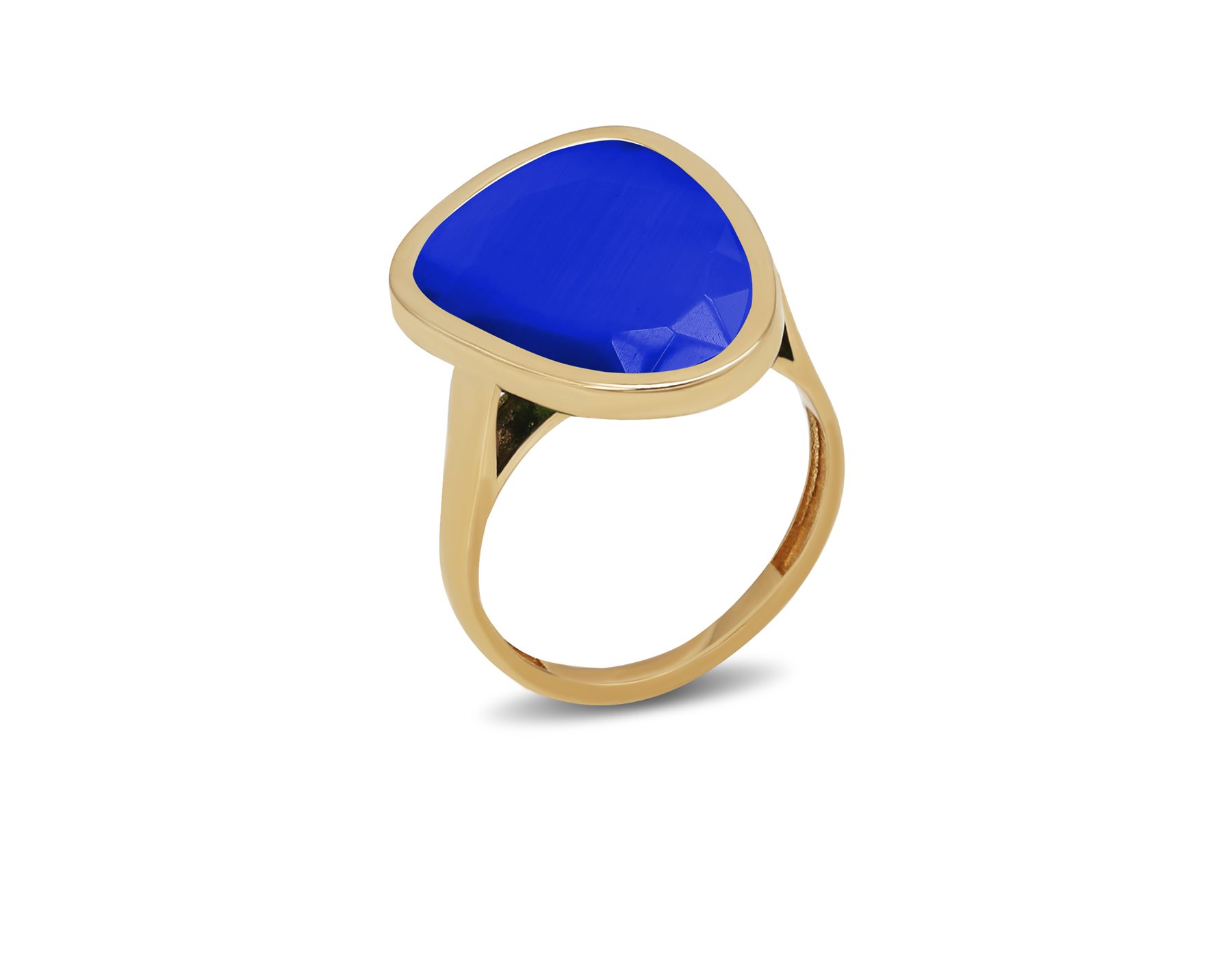 انگشتر طلا زنانه کندی بلوبری انگشتر طلا زنانه کندی بلوبری