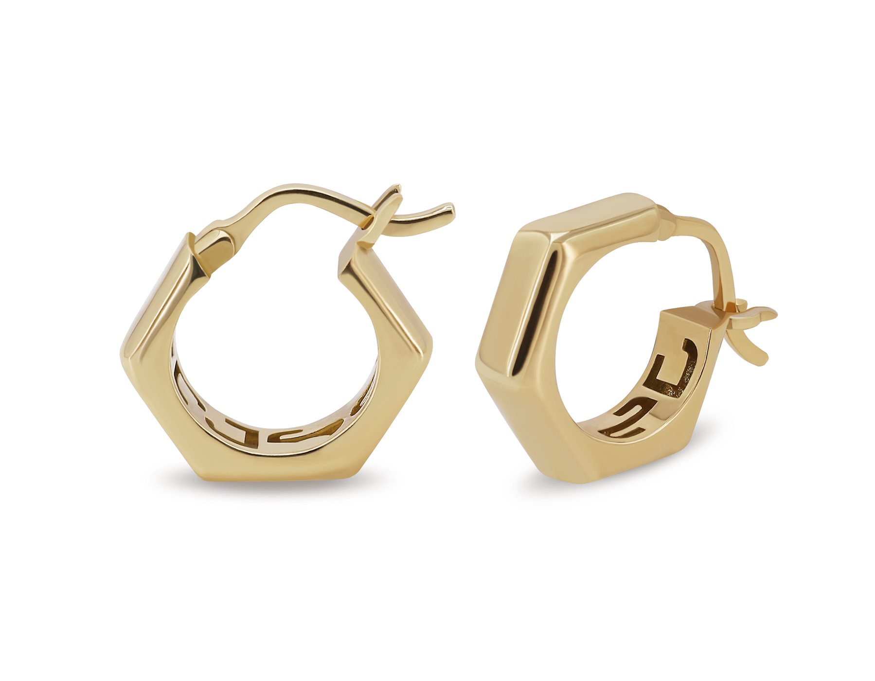 گوشواره طلا زنانه کلیپسی چند ضلعی گوشواره طلا زنانه کلیپسی چند ضلعی