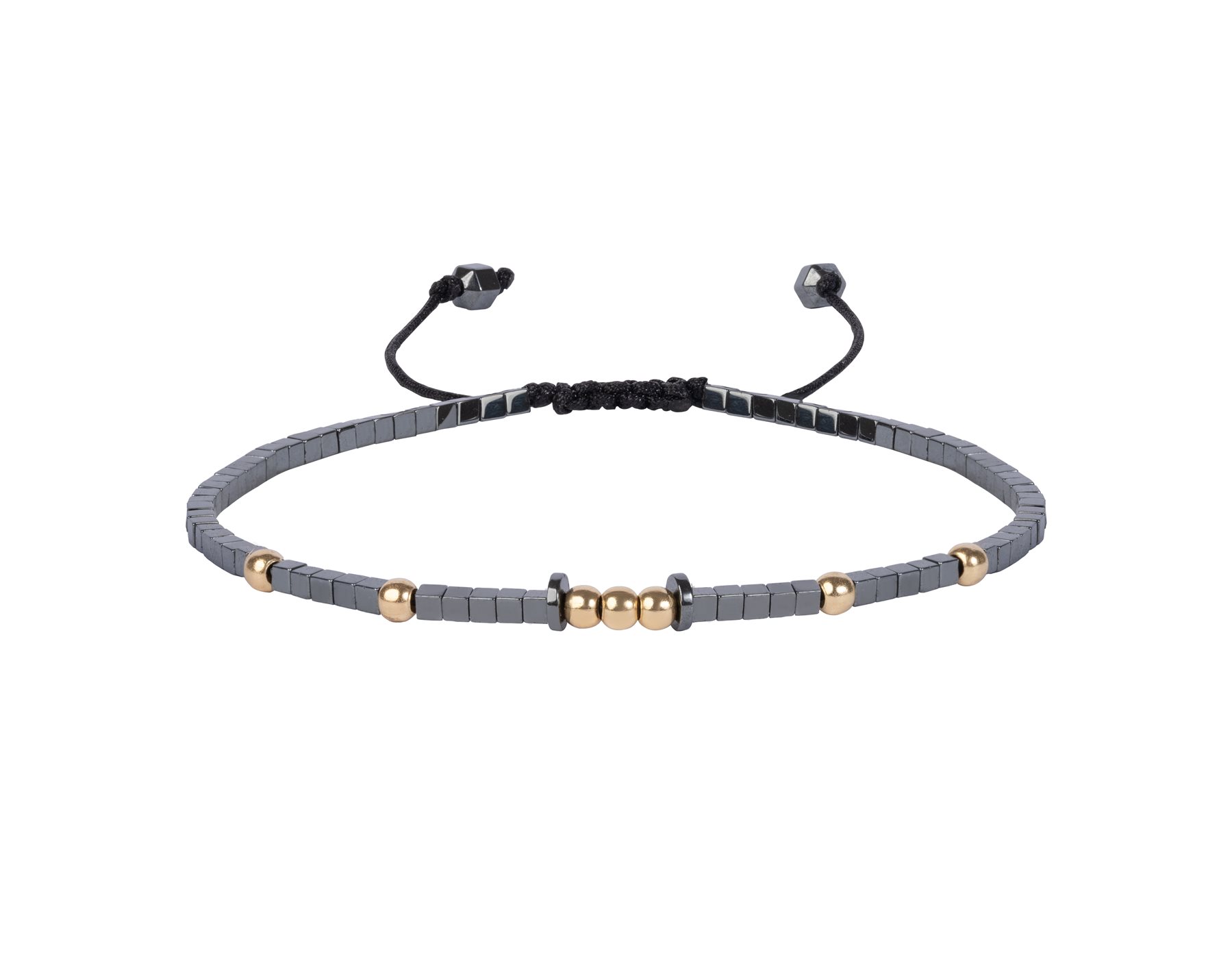 دستبند سنگ و طلا مردانه دات دستبند سنگ و طلا مردانه دات