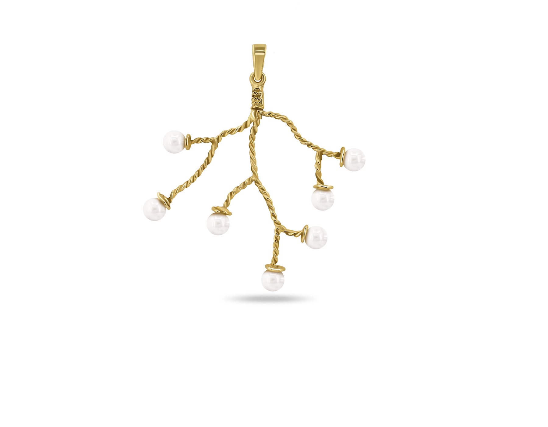 آویز طلا زنانه شاخه آویز طلا زنانه شاخه