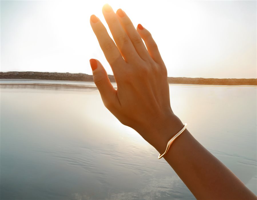 بنگل طلا موج بنگل طلا موج