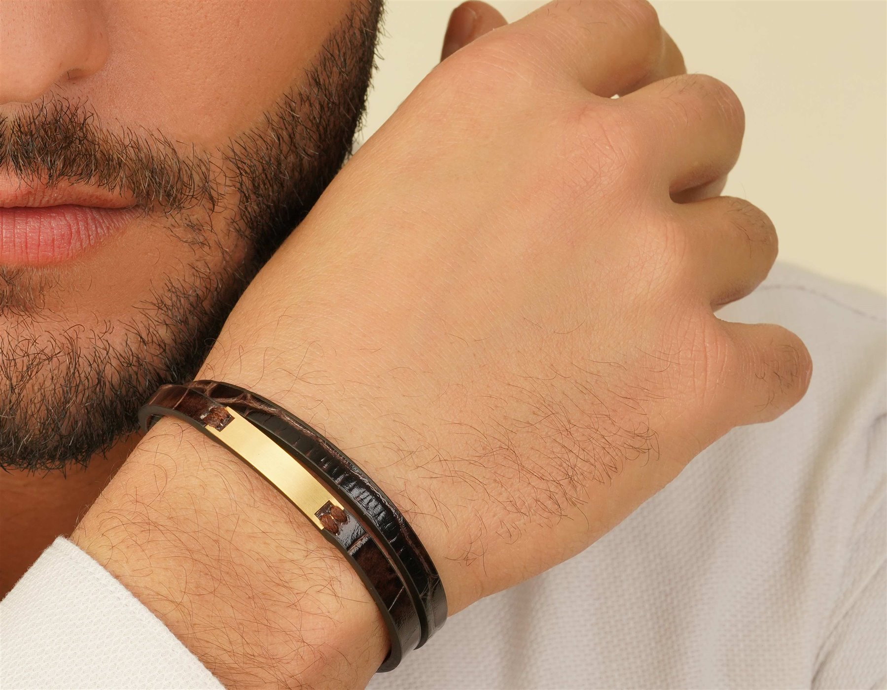 دستبند لیزرکات مردانه