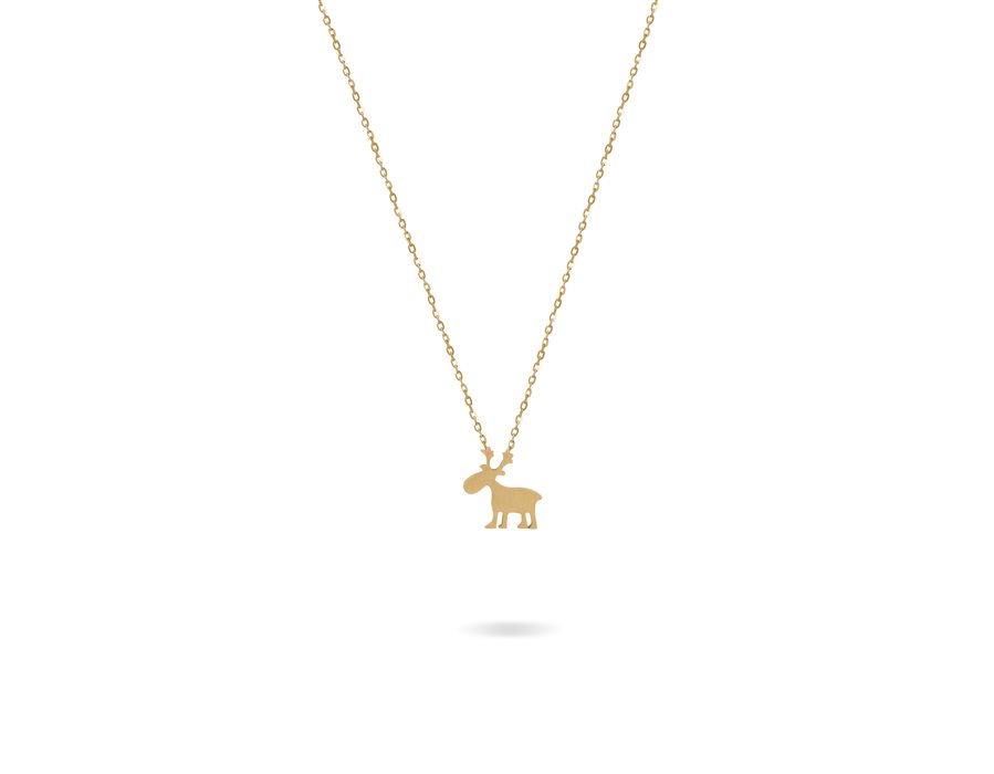 گردنبند طلا گوزن گردنبند طلا گوزن