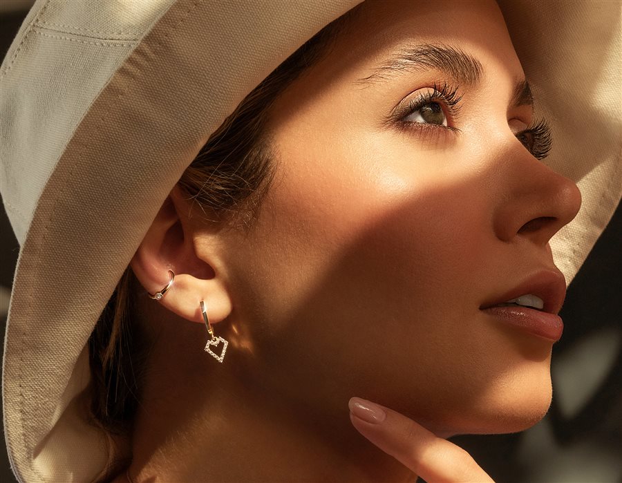 گوشواره طلا کلیپسی لارا گوشواره طلا کلیپسی لارا