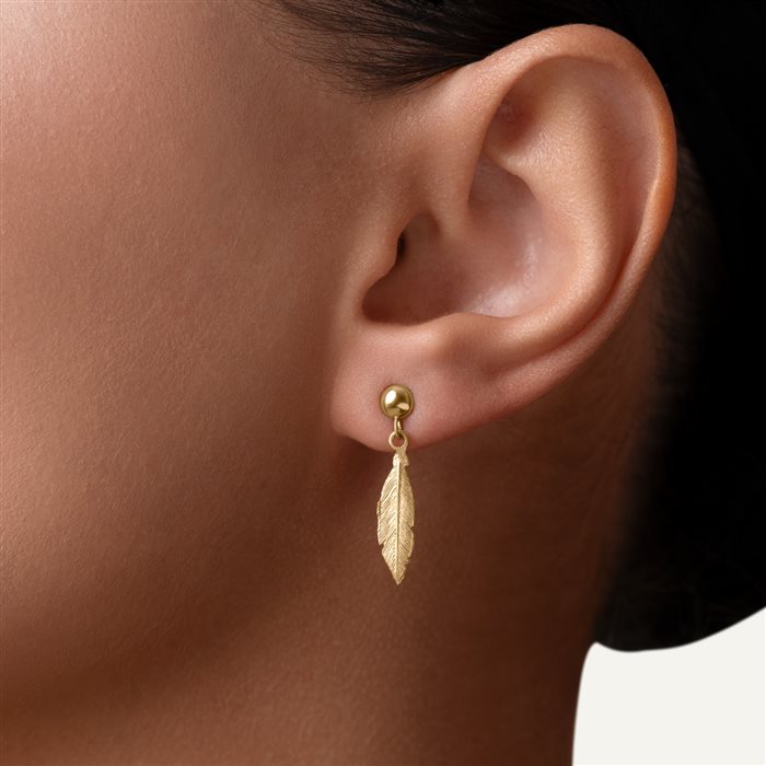 گوشواره طلا زنانه پر