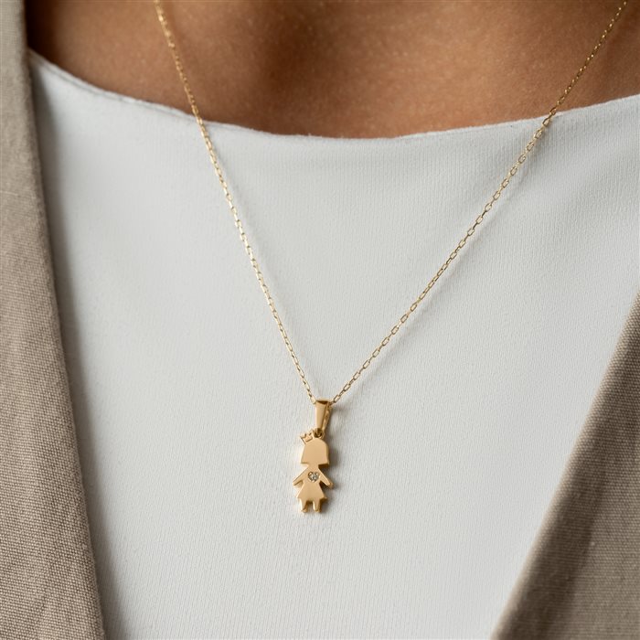 آویز طلا دختر