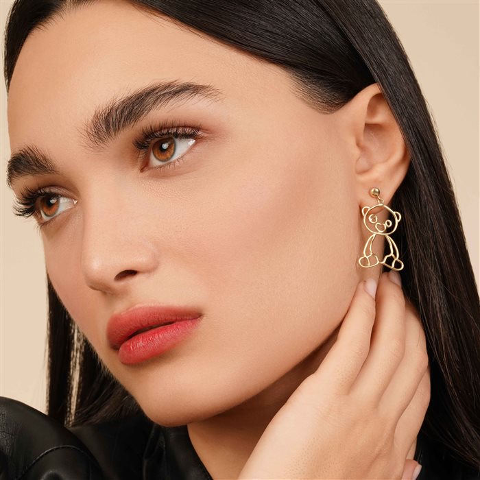 گوشواره طلا زنانه تدی کوچک