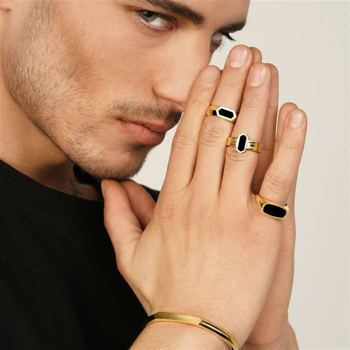 انگشتر طلا مردانه سالاس