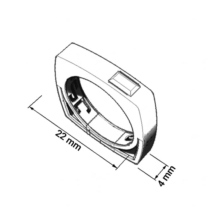 انگشتر طلا زنانه پلازا سبز