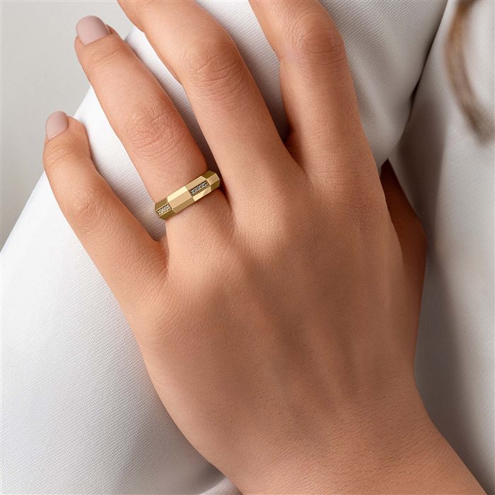 انگشتر طلا زنانه سیلار