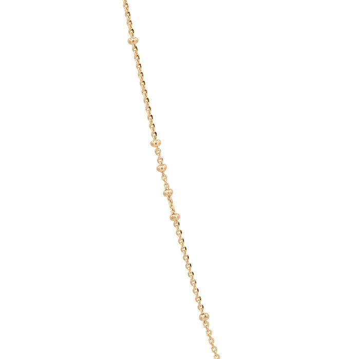 زنجیر طلا زنانه قلمدانی چهار گوی