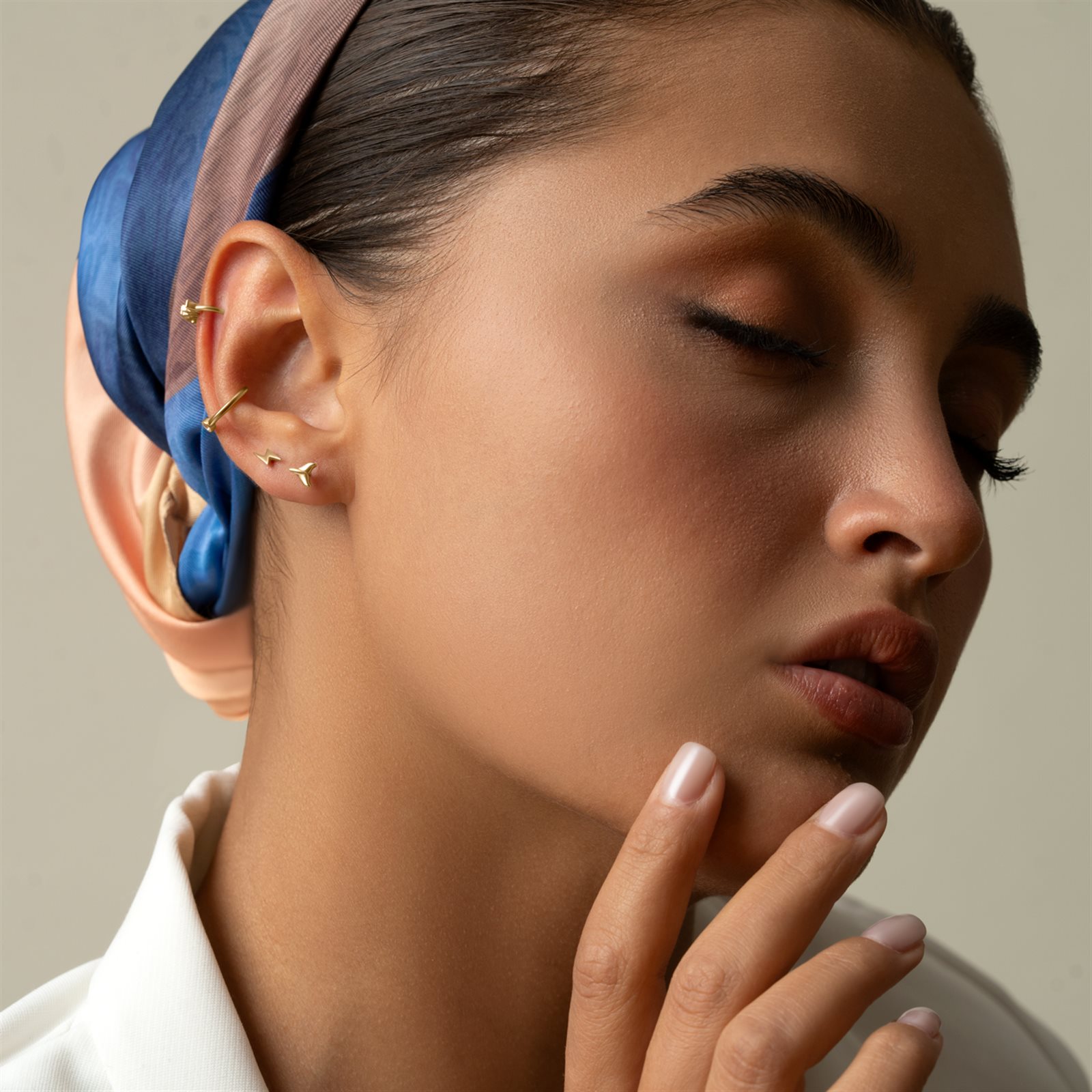 پیرسینگ طلا زنانه وال