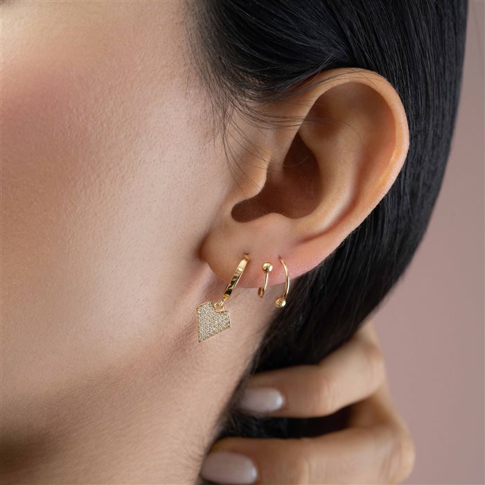 پیرسینگ طلا زنانه آپولو