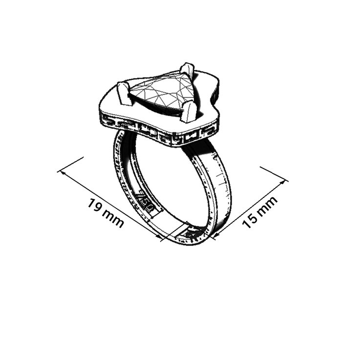 انگشتر طلا زنانه هنگام