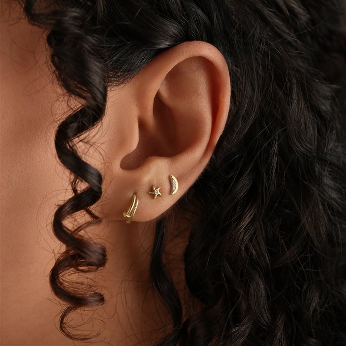 پیرسینگ طلا زنانه میخ