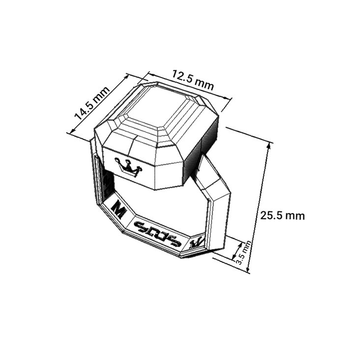 انگشتر طلا زنانه رقصان کامبوج