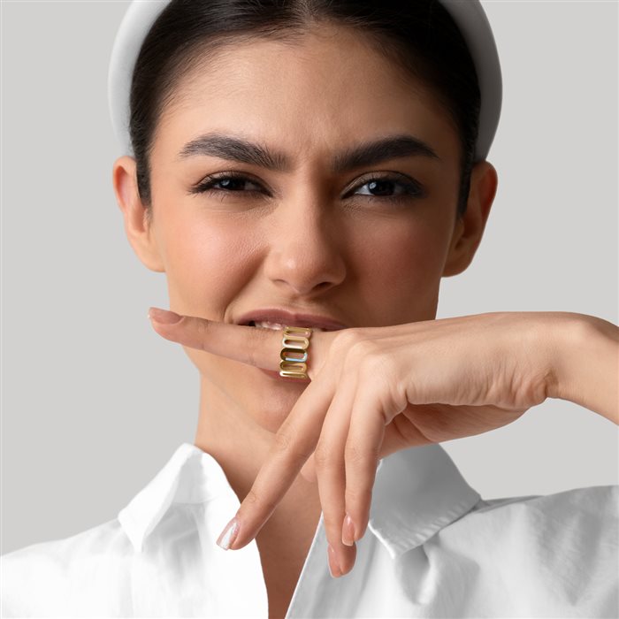 انگشتر طلا زنانه نیل