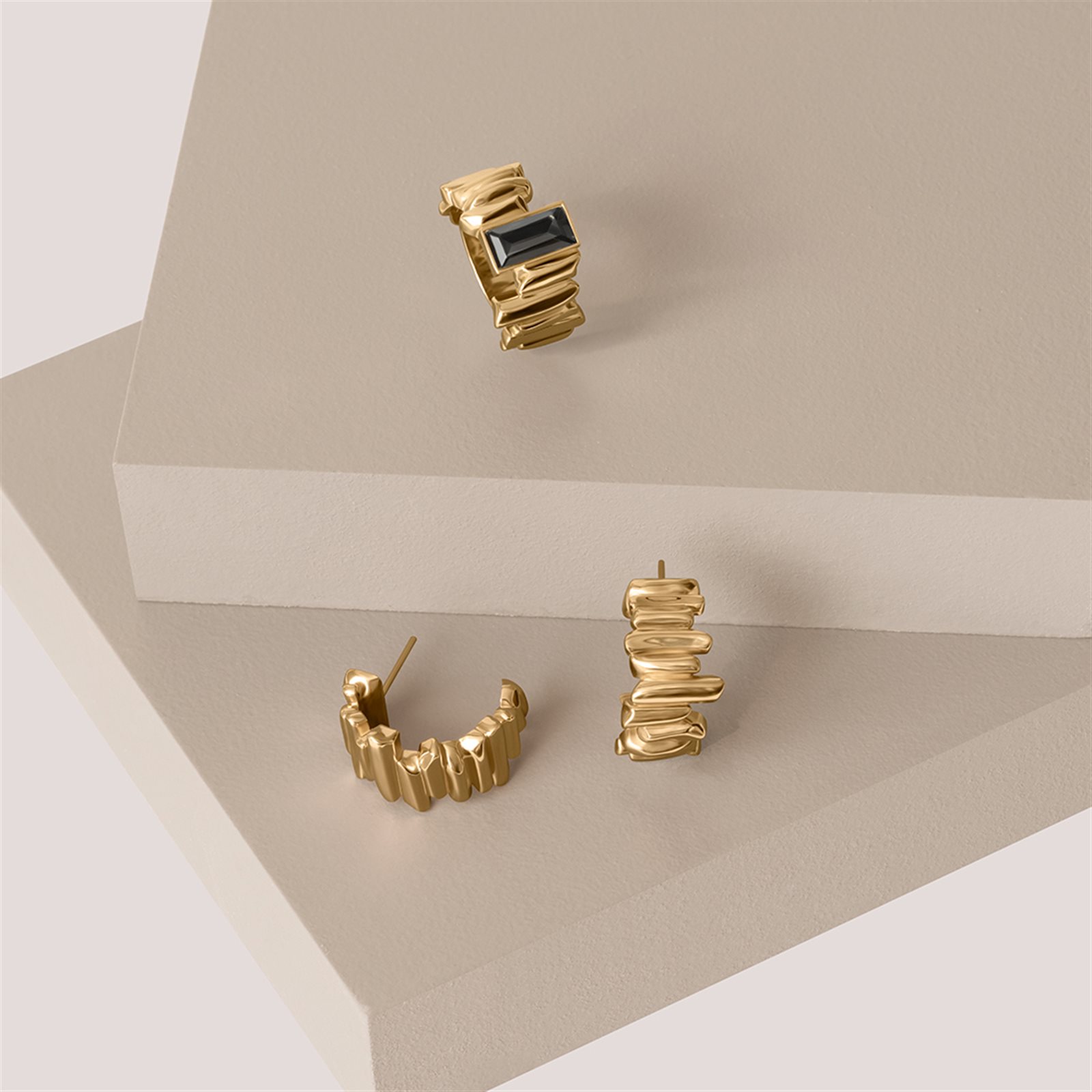 گوشواره طلا زنانه صخره