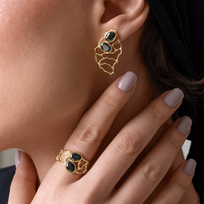 گوشواره طلا زنانه لوت