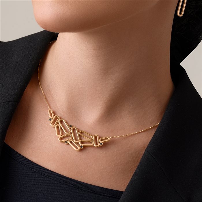 گردنبند طلا زنانه کاژه