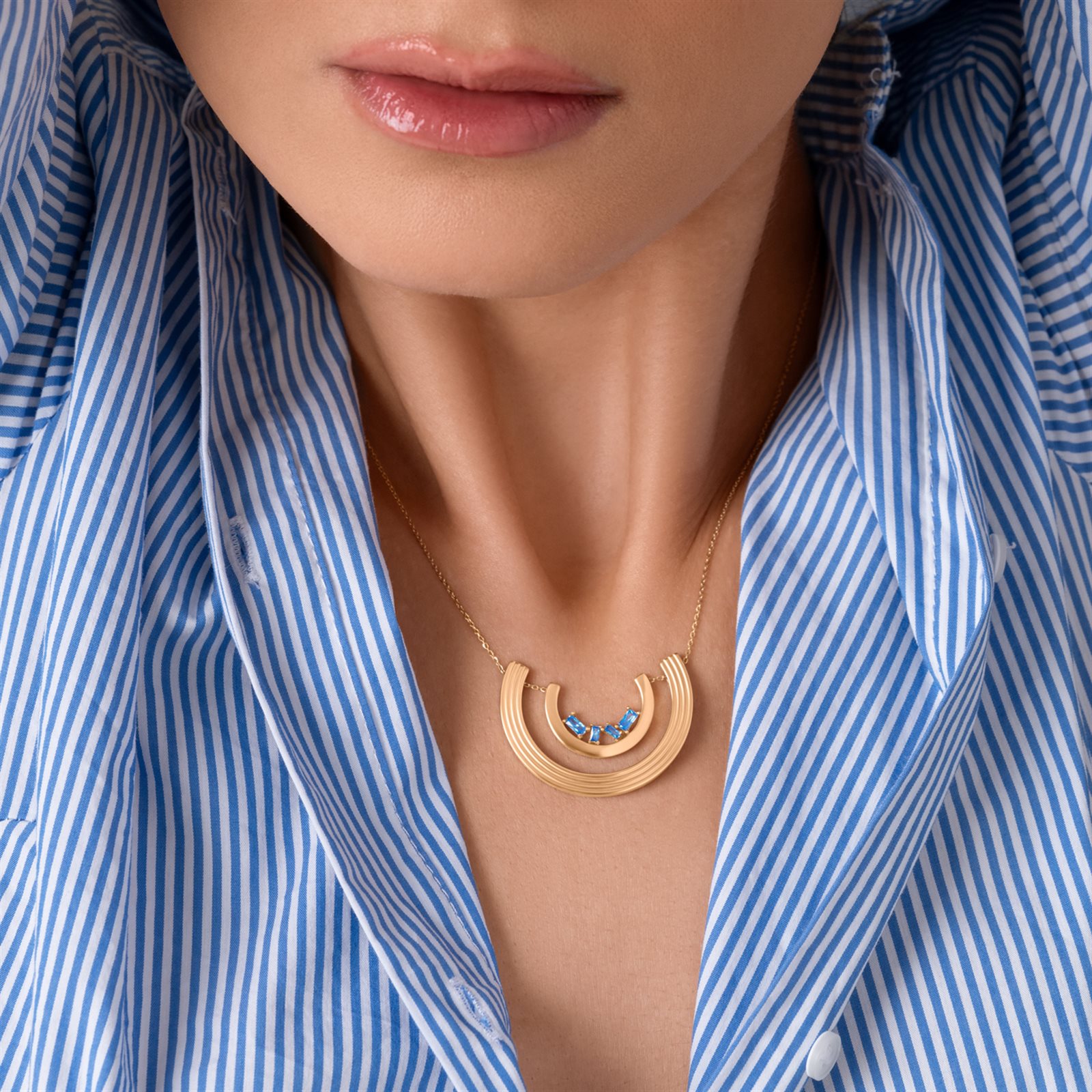 گردنبند طلا زنانه بیکران گردنبند طلا زنانه بیکران