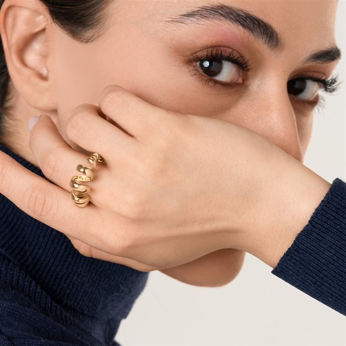 انگشتر طلا زنانه ریبون