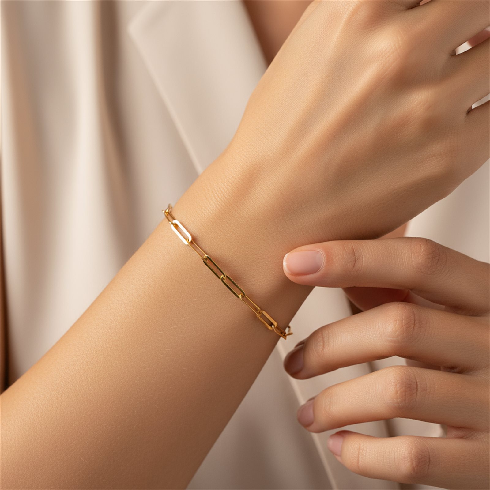 دستبند طلا زنانه لینک