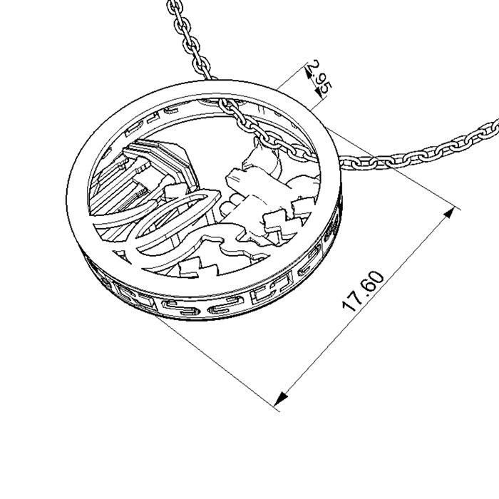 گردنبند طلا زنانه شیراز