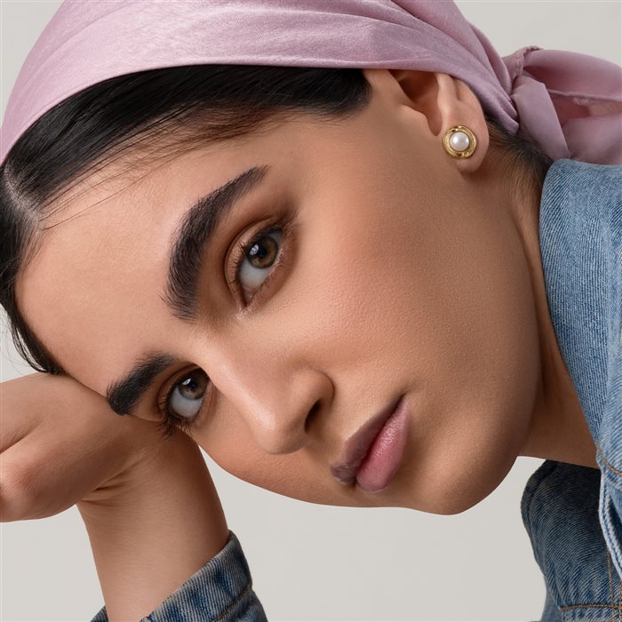 گوشواره طلا زنانه آبرنگ