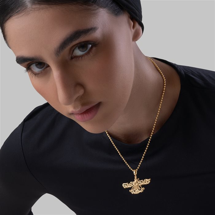 آویز طلا زنانه فروهر