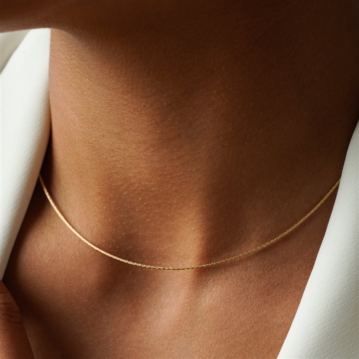 گردنبند طلا زنانه طوق 