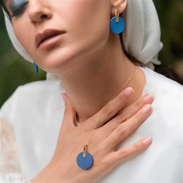 گردنبند طلا زنانه آب