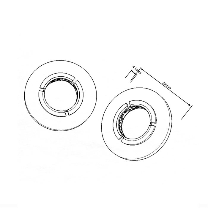 گوشواره طلا زنانه باد