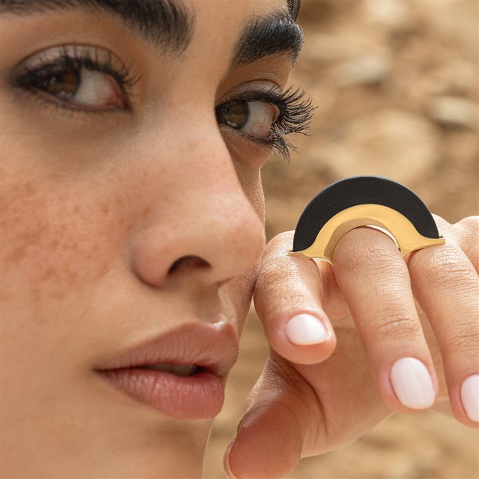 انگشتر طلا زنانه خاک