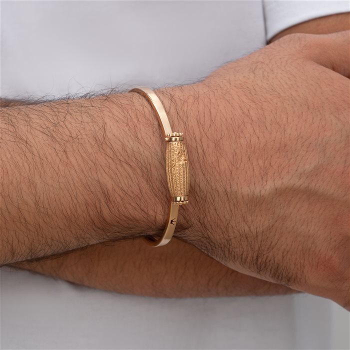 بنگل طلا مردانه منشور