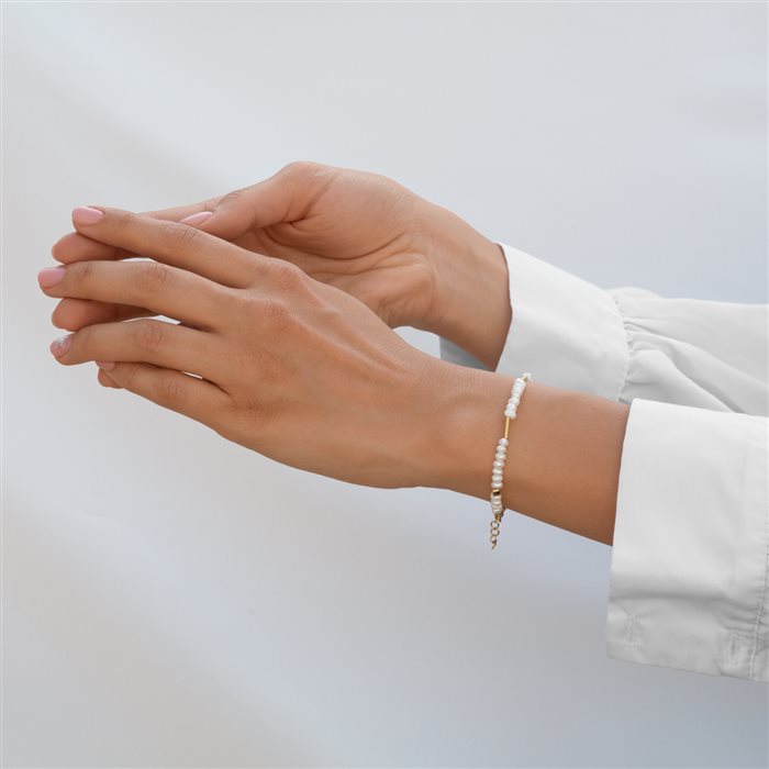 دستبند طلا زنانه برفین