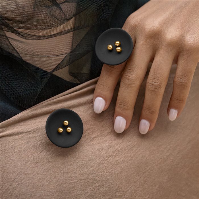 سنجاق سینه طلا زنانه آتش