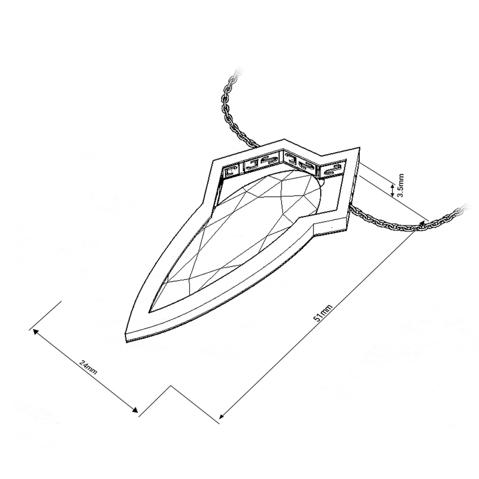 گردنبند طلا وهم