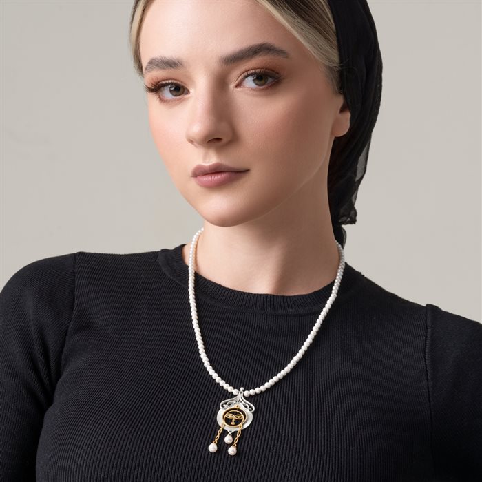 گردنبند طلا زنانه خورشید خانم