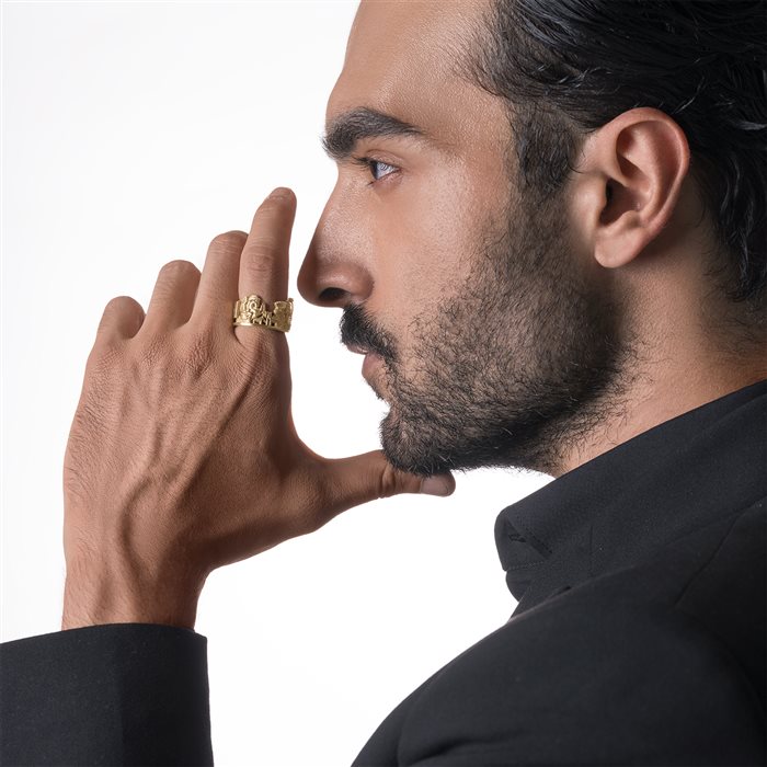 انگشتر طلا مردانه میراث